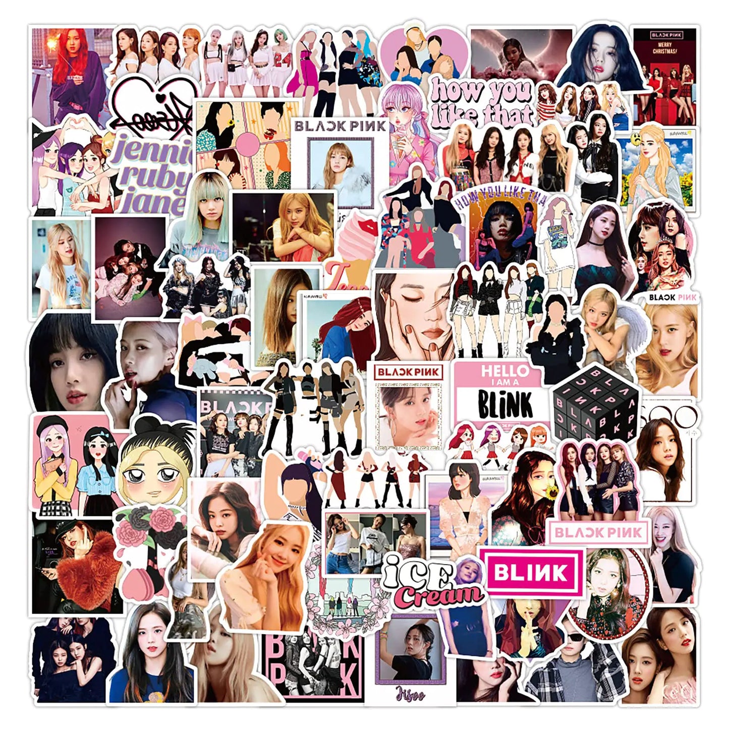 100pcs Kpop BlackPink Stickers