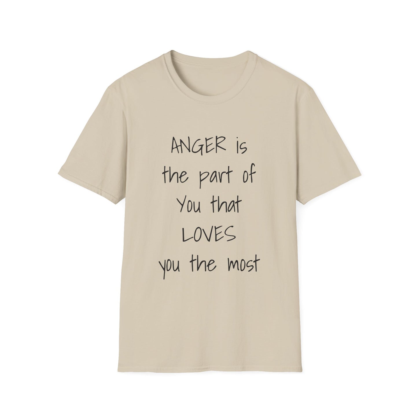 ANGER LOVES you  Unisex Softstyle T-Shirt