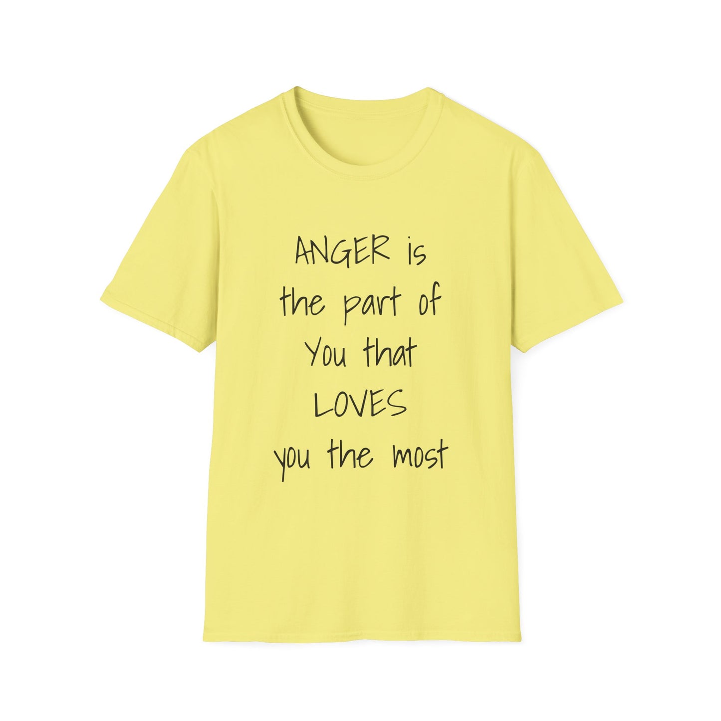 ANGER LOVES you  Unisex Softstyle T-Shirt