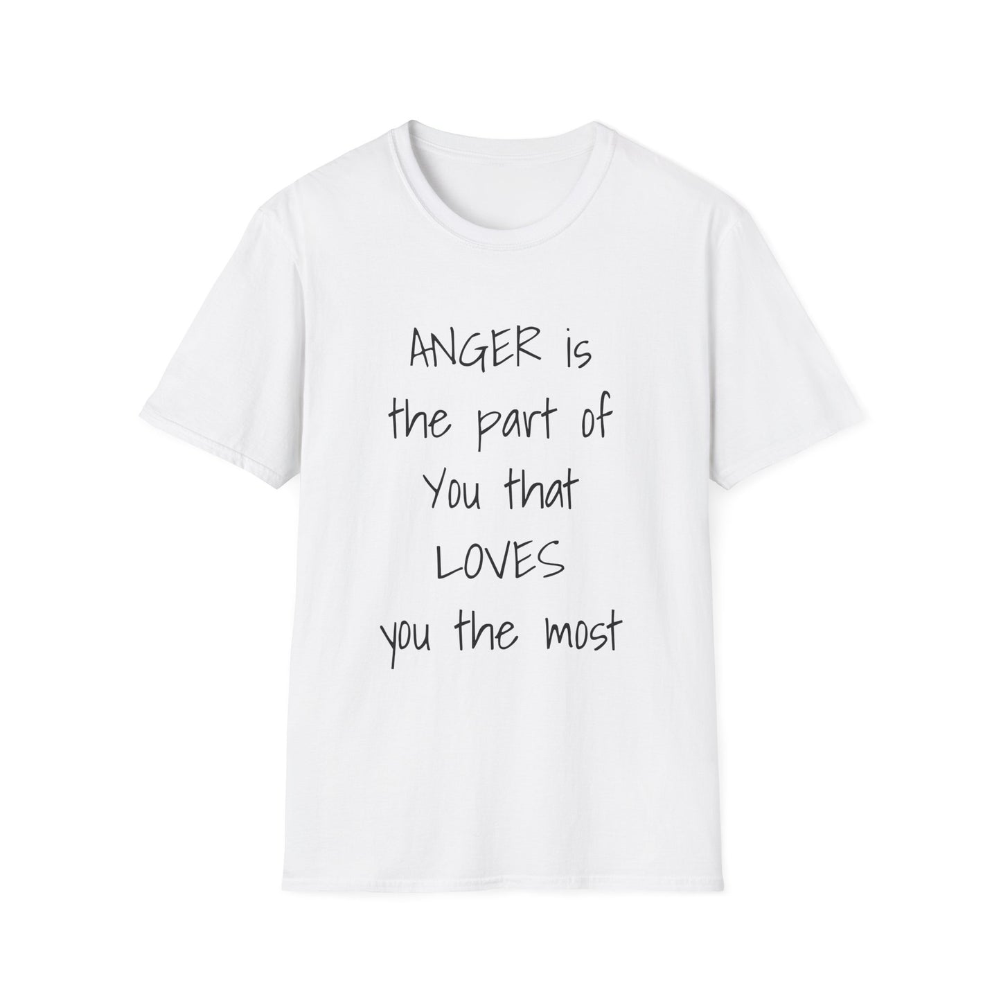 ANGER LOVES you  Unisex Softstyle T-Shirt