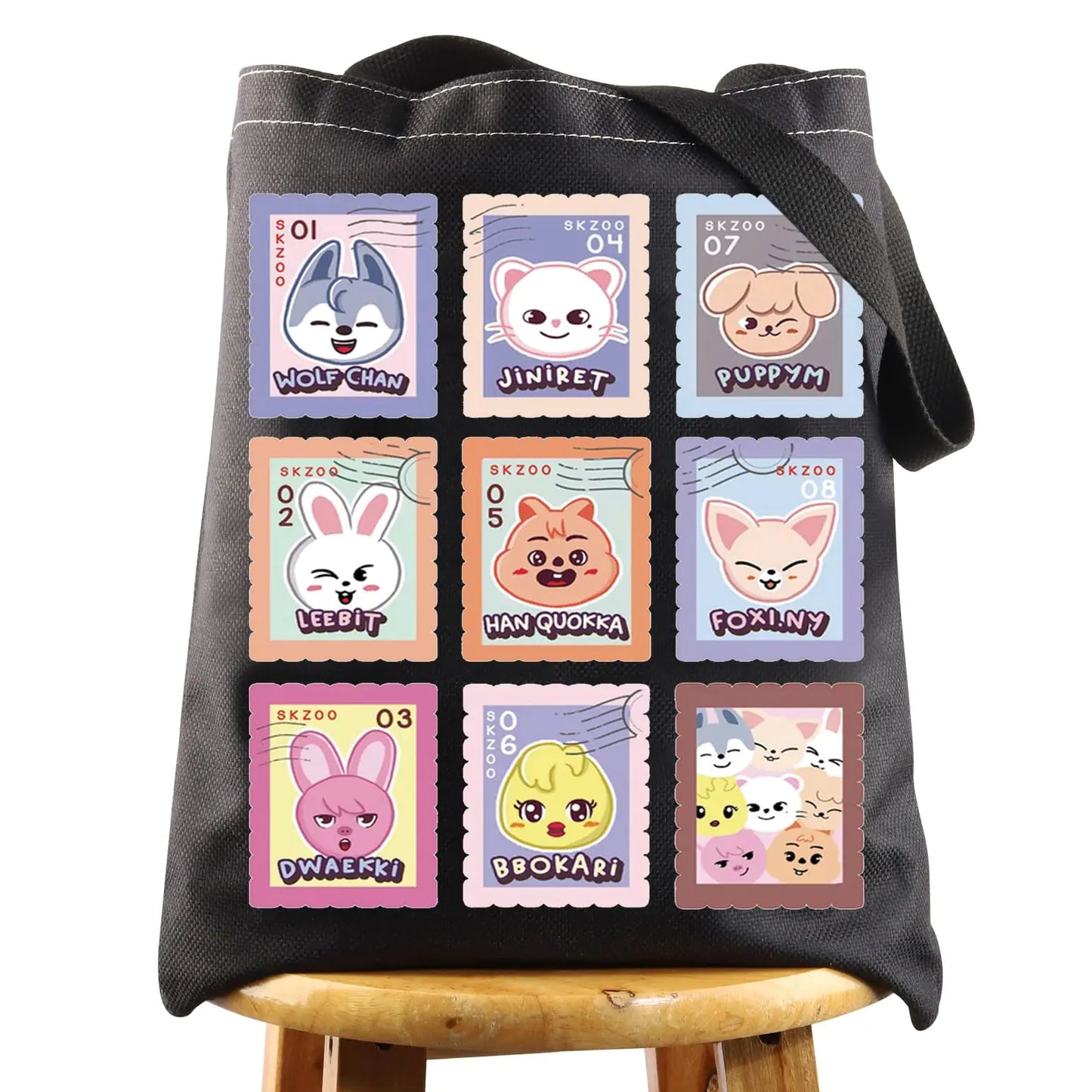 Kpop SKZ Canvas Tote Bag