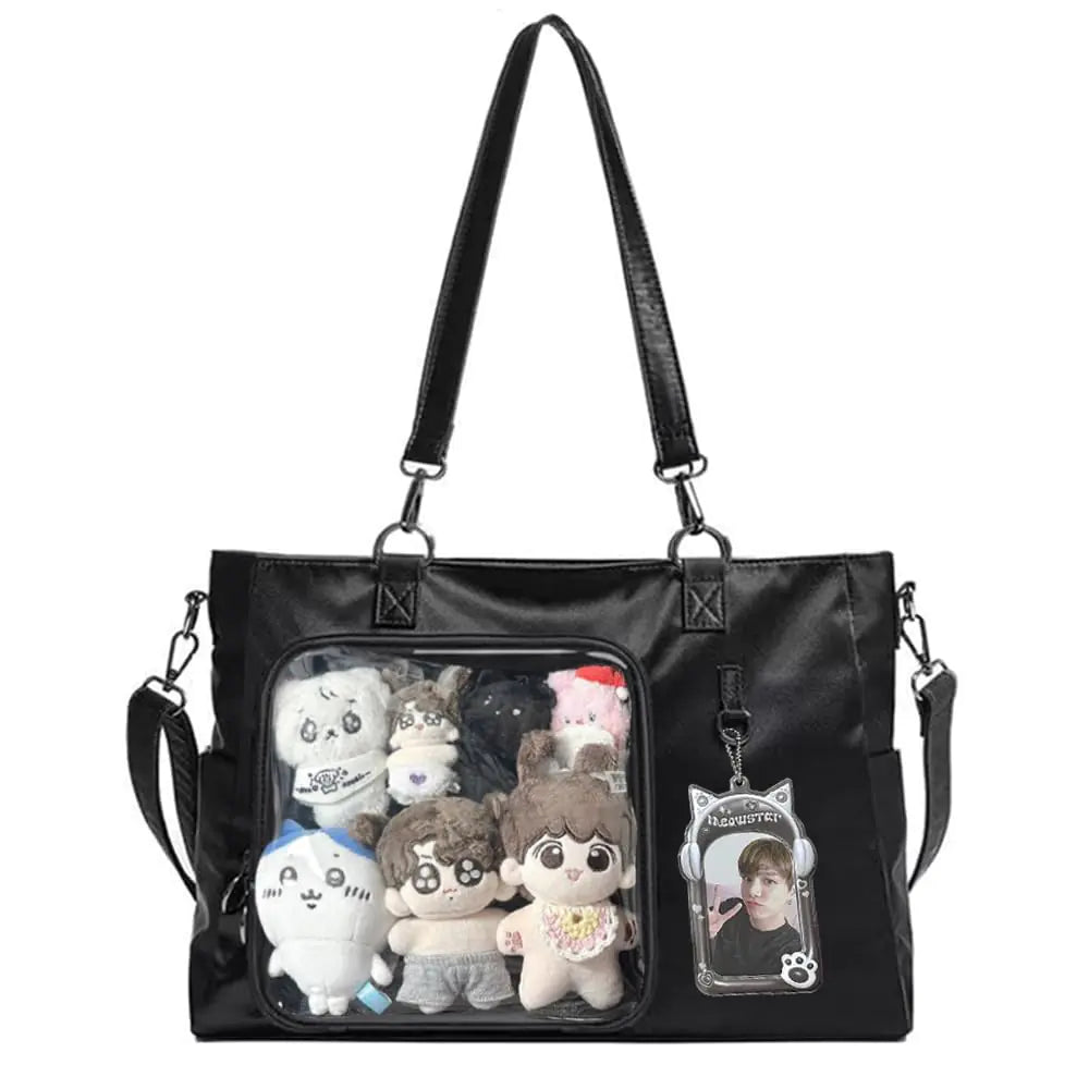 Kpop Tote Bag Kawaii Anime Pin Crossbody