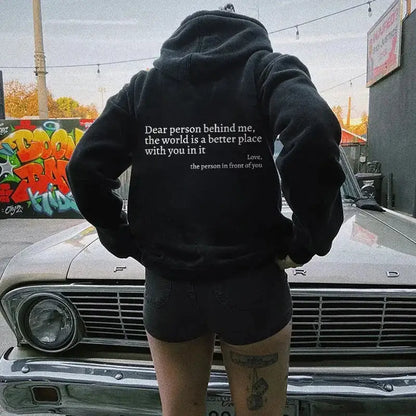 Positive Message Hoodie