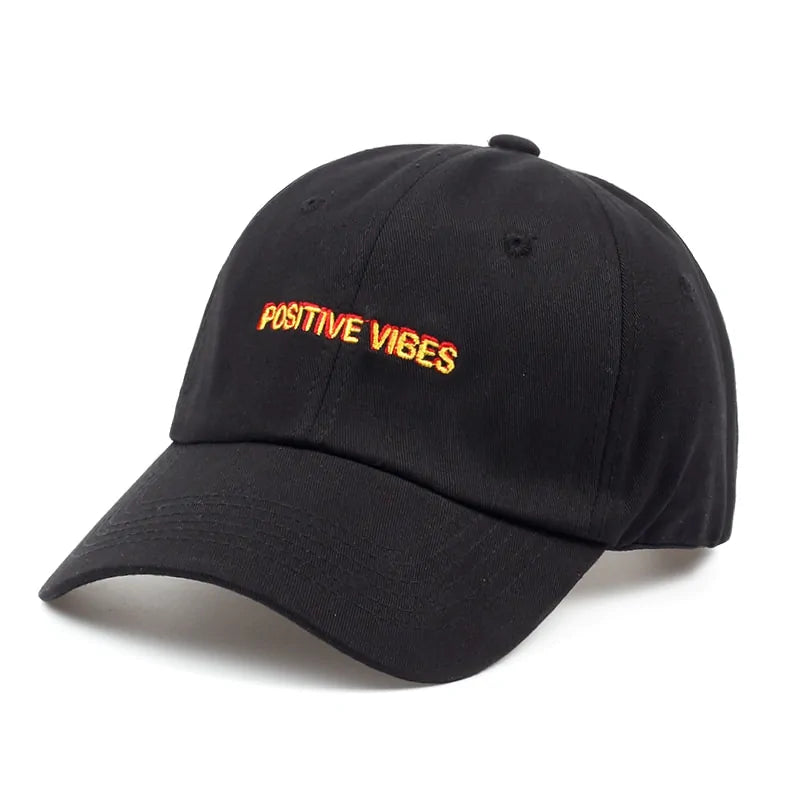 Positive Vibes Embroidery Dad Hat