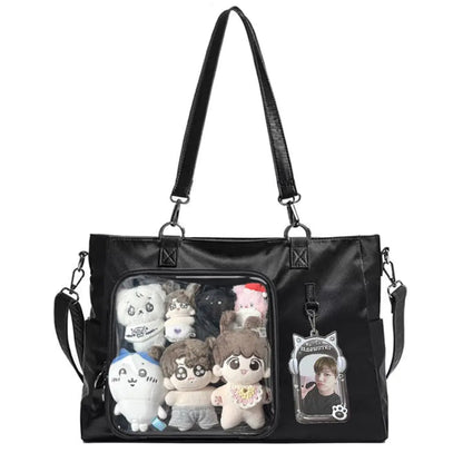 Kpop Tote Bag Kawaii Anime Pin Crossbody